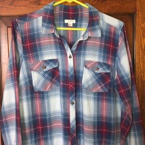 J Jill Tunic Button Shirt